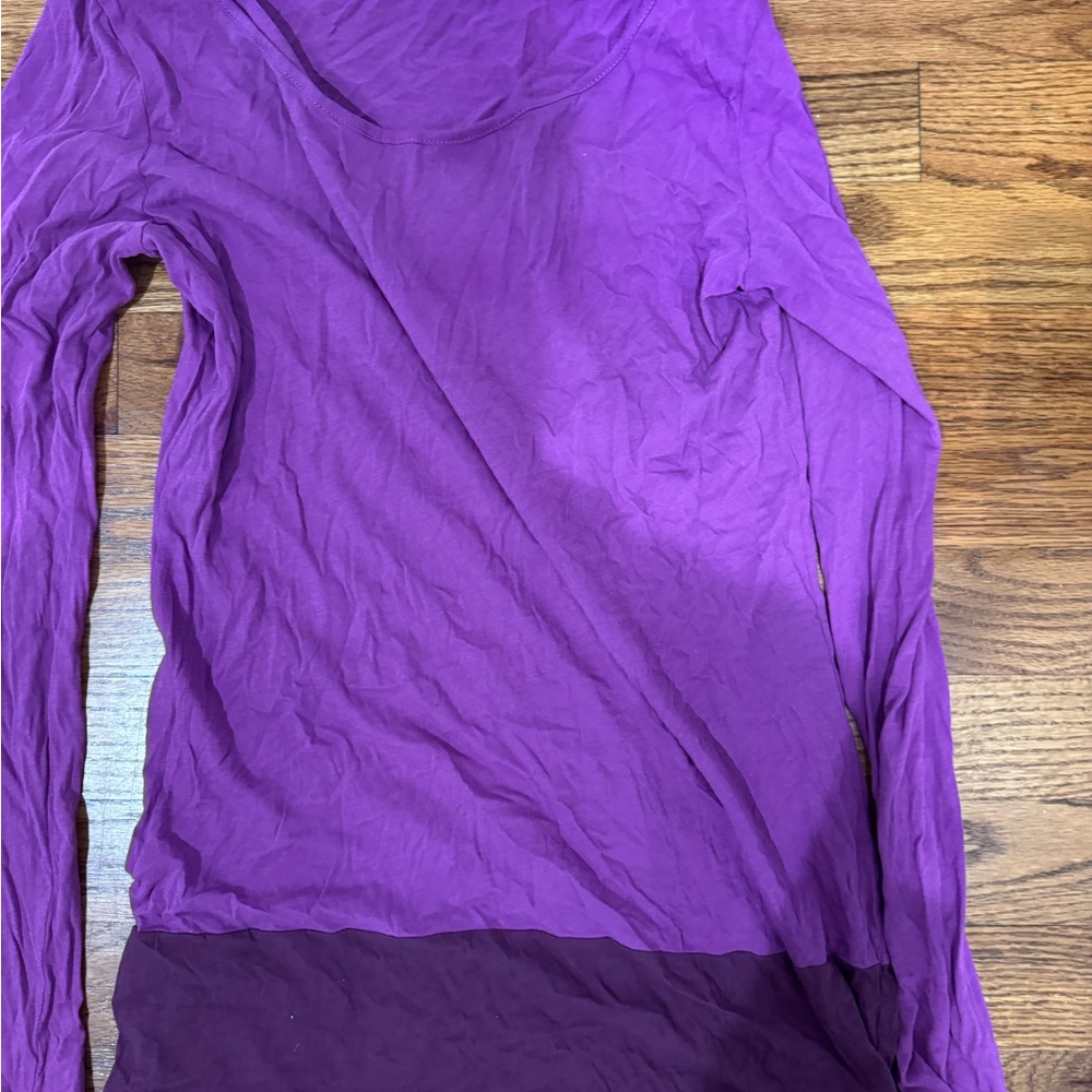 Vibrant Purple Long Sleeve Top